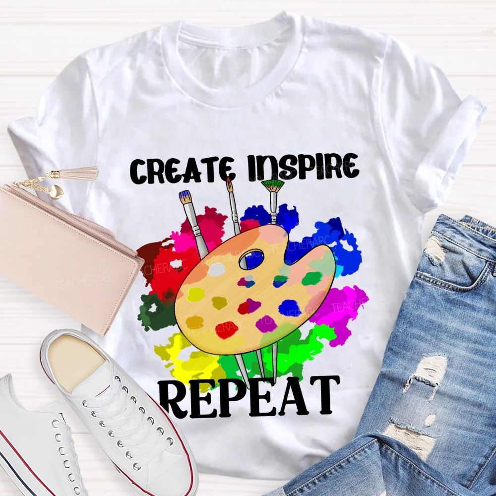 Create Inspire Repeat T-Shirt