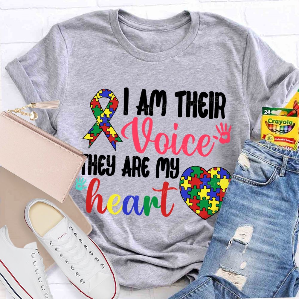 I Am Their Voice They Are My Heart T-shirt