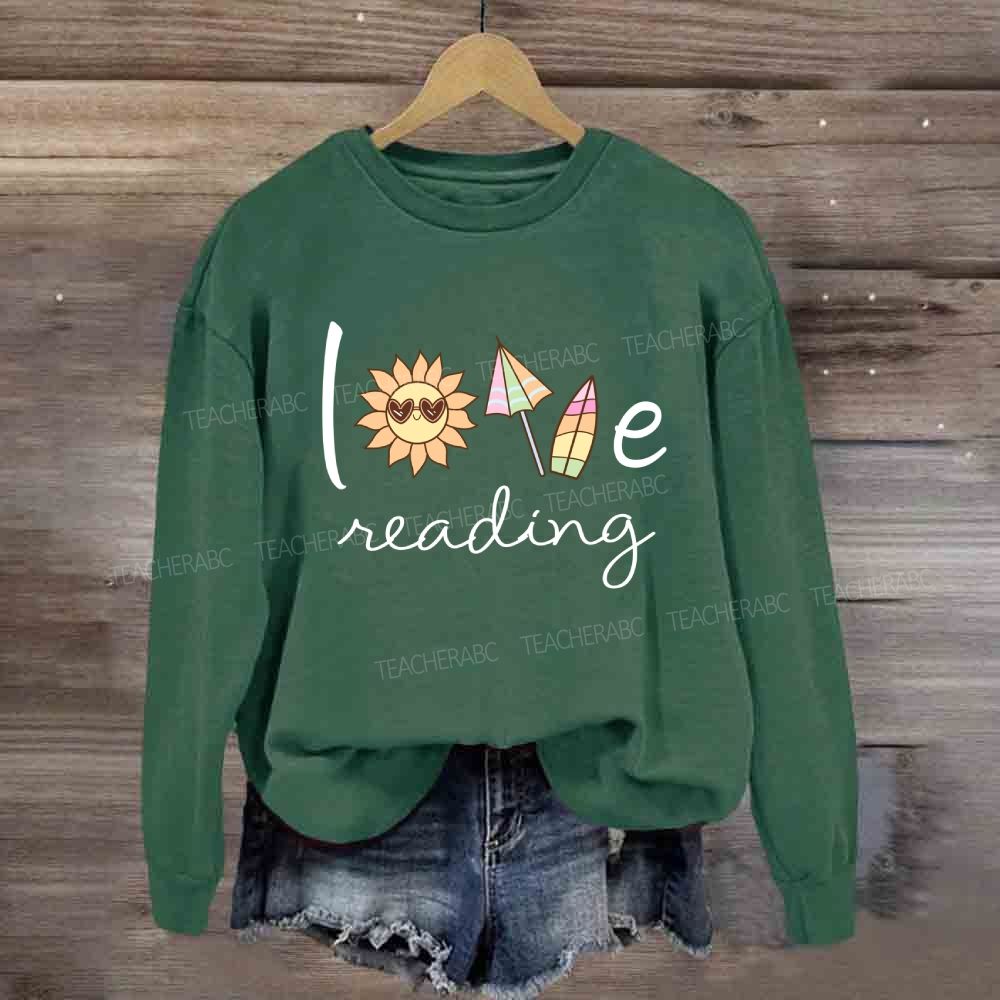 Love Reading Sunshine Sweatshirt