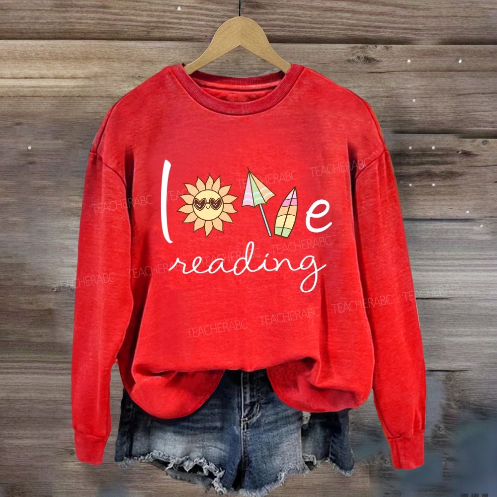 Love Reading Sunshine Sweatshirt