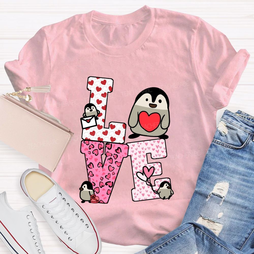 Love Students With Hearts Valentine's Day T-Shirt