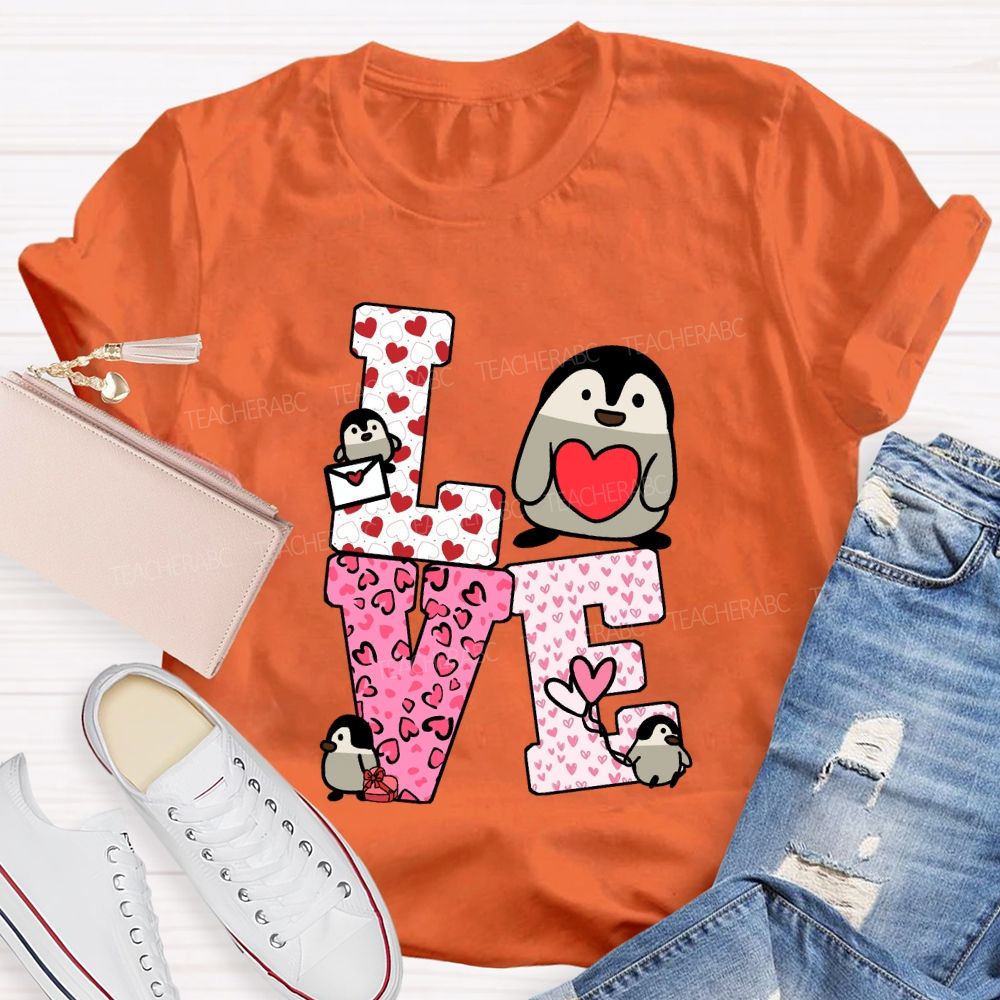 Love Students With Hearts Valentine's Day T-Shirt