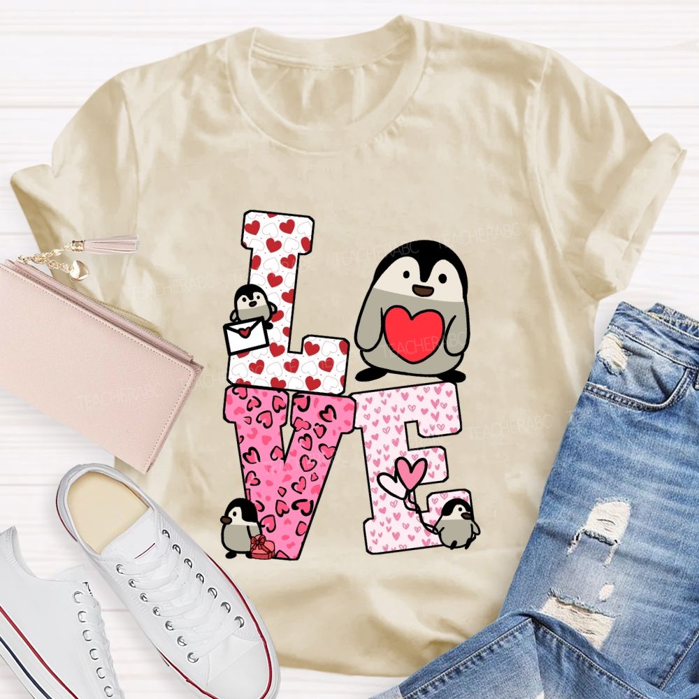 Love Students With Hearts Valentine's Day T-Shirt