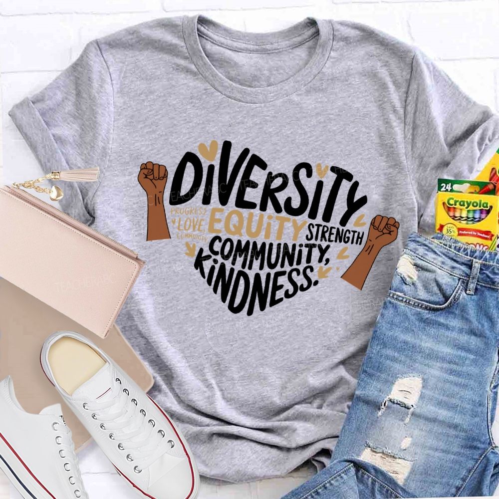 Diversity Equity Community Kindness T-shirt