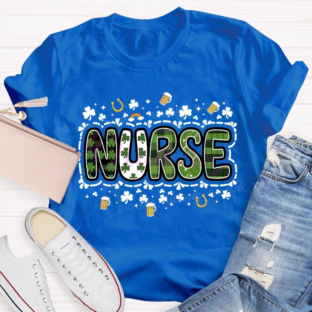 School Nurse Lucky Saint Patrick'S Day T-shirt