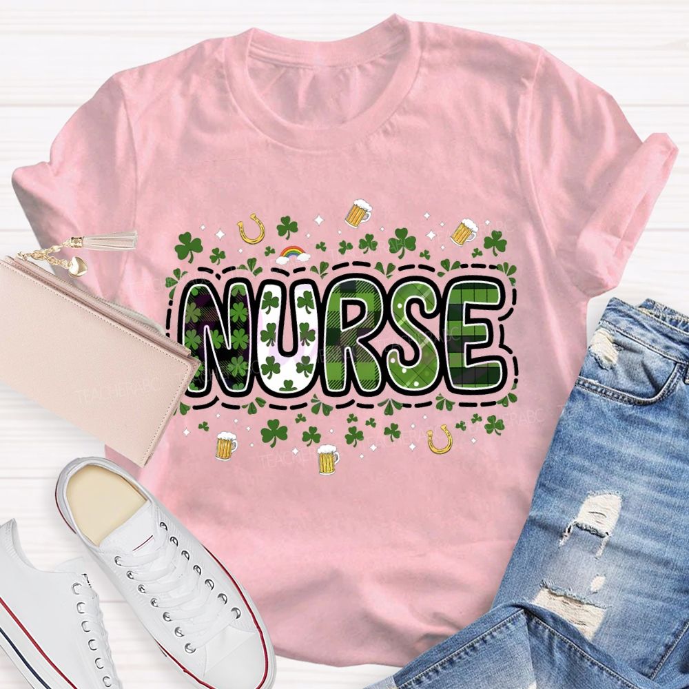 School Nurse Lucky Saint Patrick'S Day T-shirt