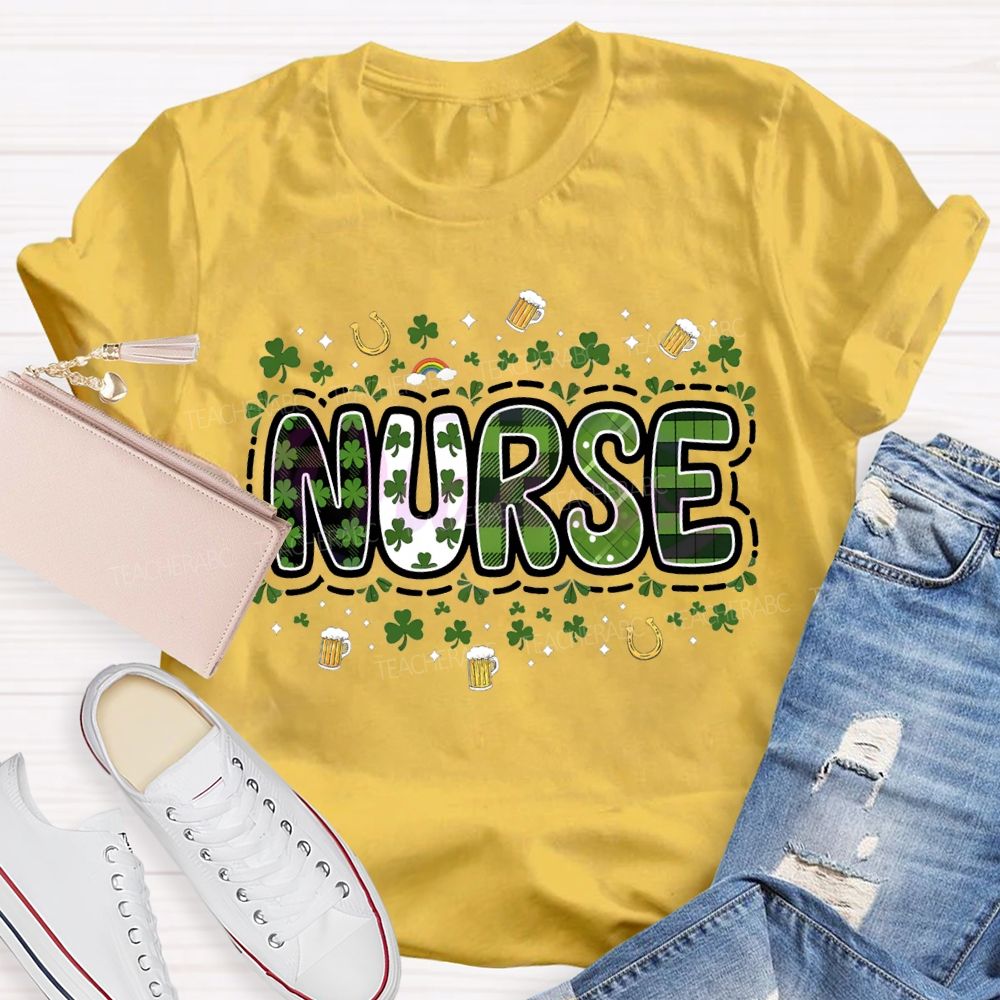 School Nurse Lucky Saint Patrick'S Day T-shirt