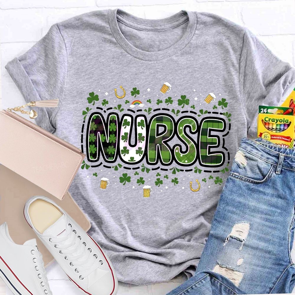 School Nurse Lucky Saint Patrick'S Day T-shirt