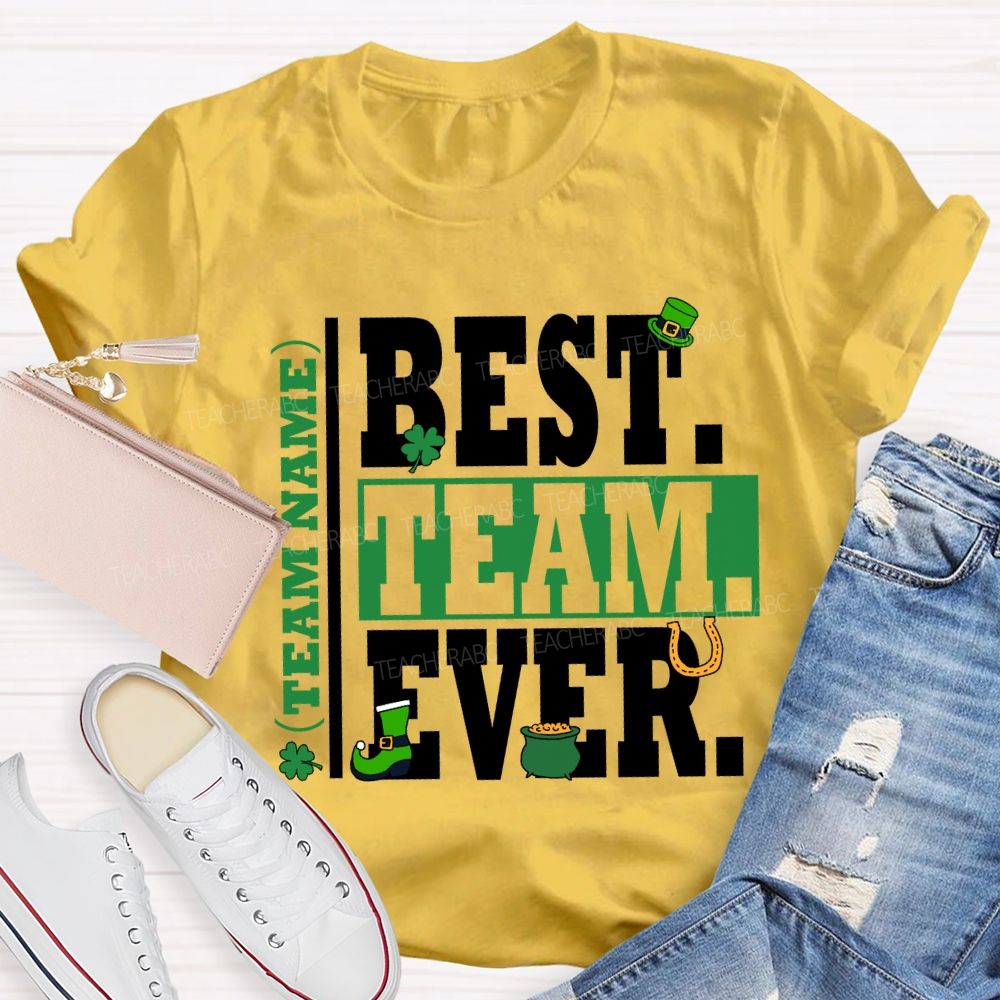 Personalized Team Name Saint Patrick'S Day T-Shirt