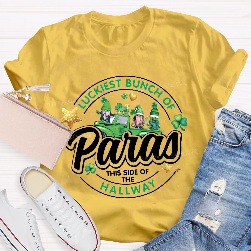 Luckiest Bunch Of Paras This Side Of The Hallway T-shirt