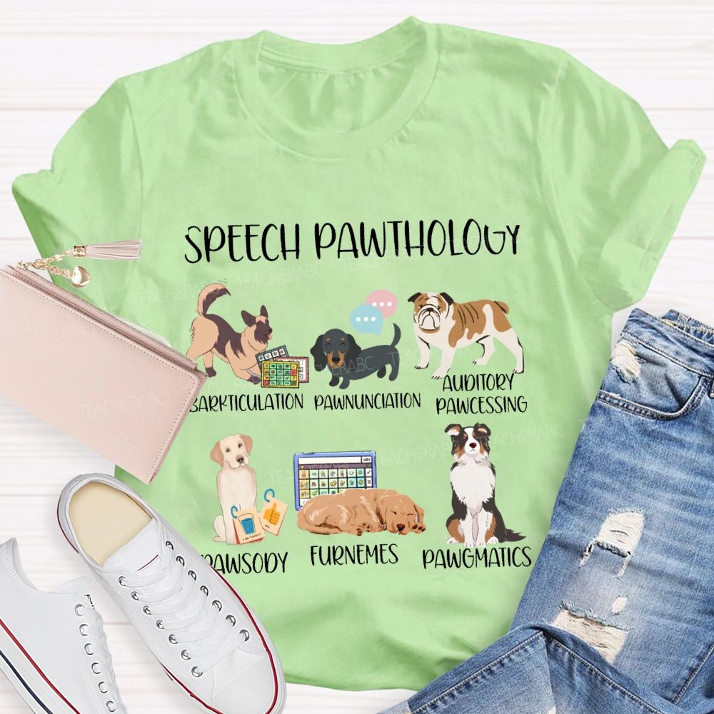 Speech Pathology Prosody Furness Pragmatics Special Education T-shirt