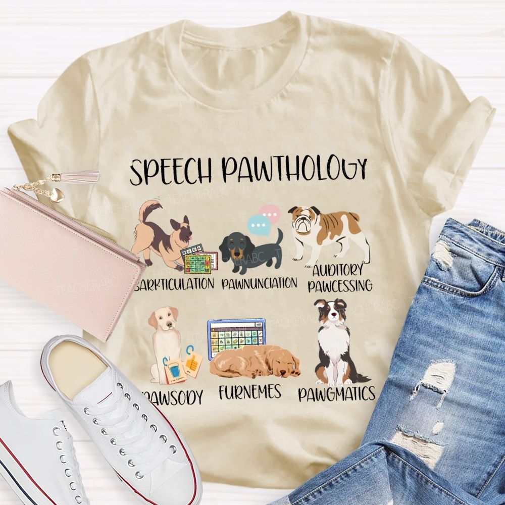 Speech Pathology Prosody Furness Pragmatics Special Education T-shirt
