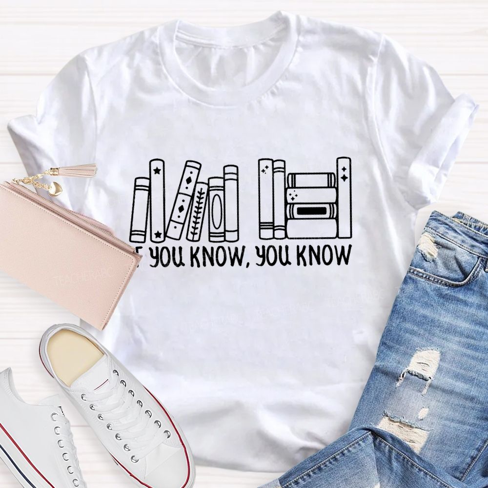 If You Wonk You Know Reading Teacher T-Shirt
