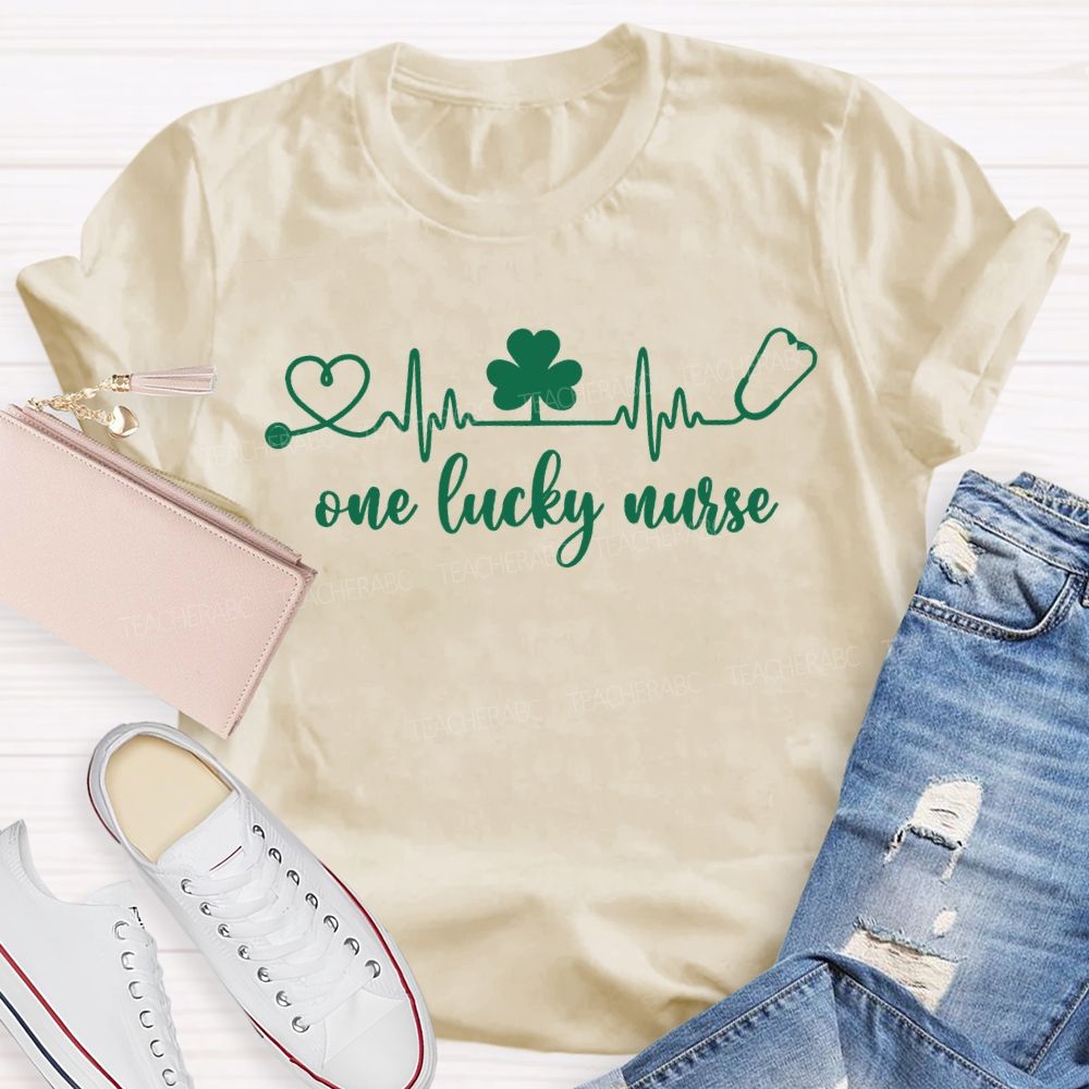 One Lucky Nurse Happy Saint Patrick'S Day T-shirt