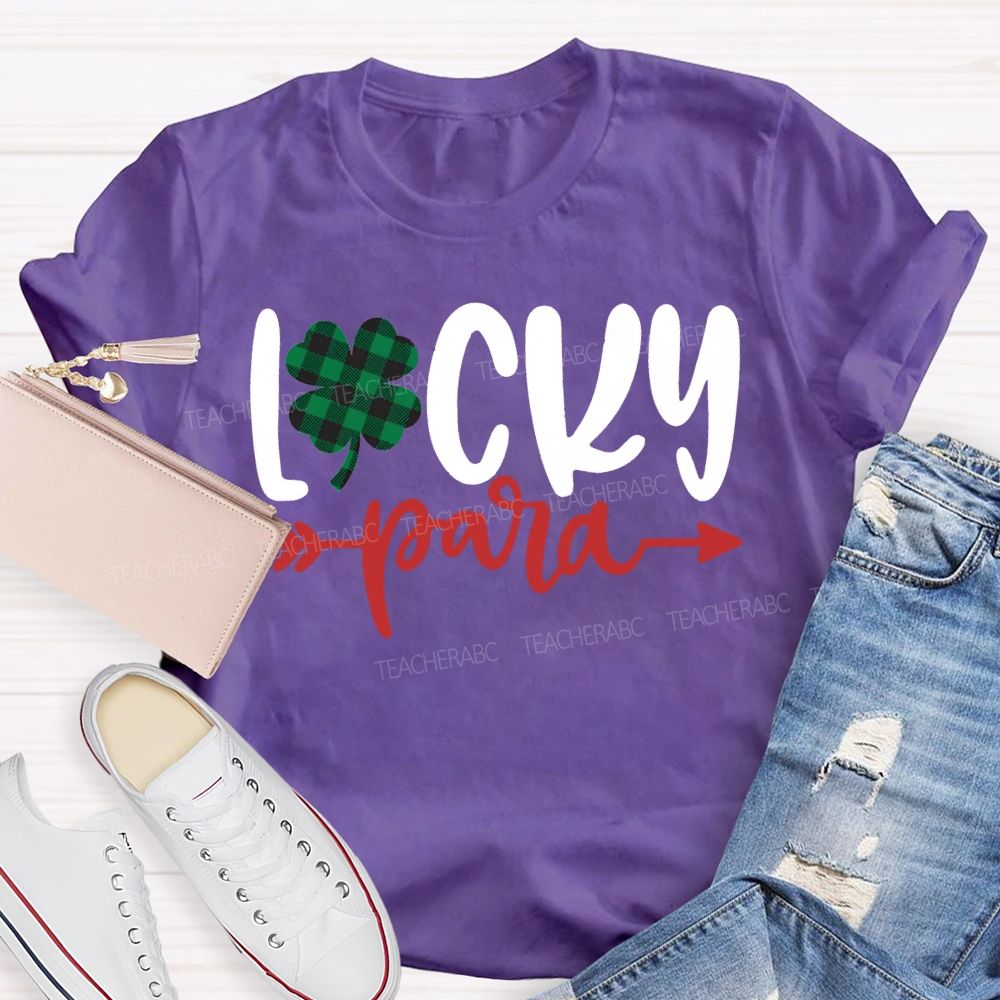 Lucky Para Four-Leaf Clover Print