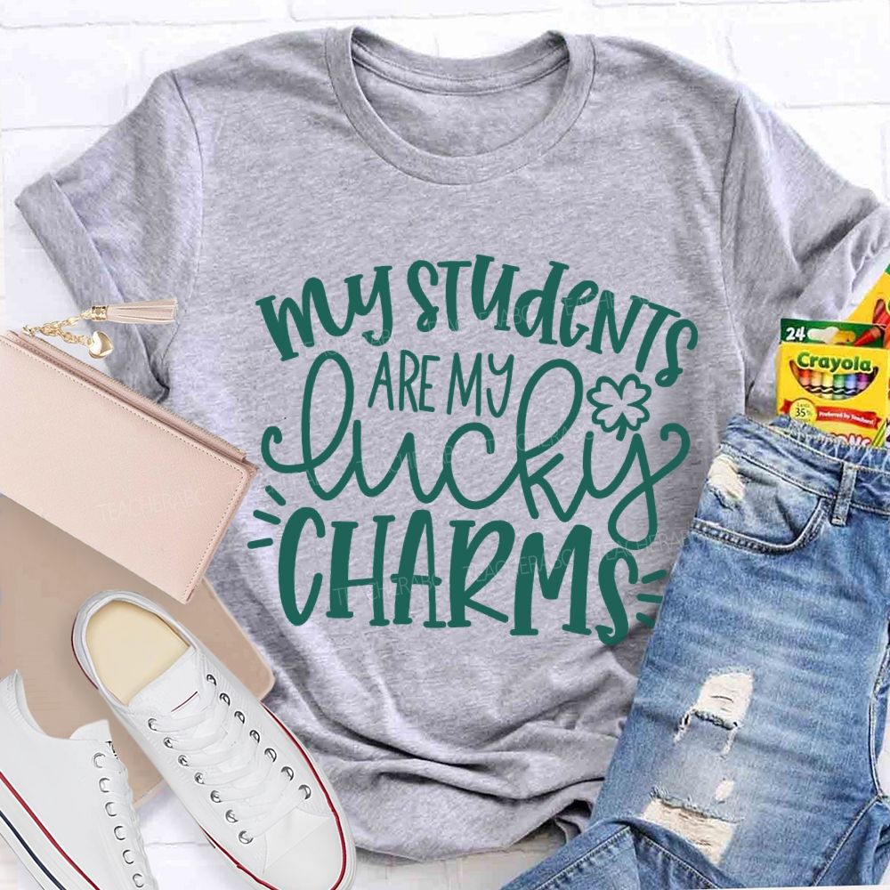 My Students Are My Lucky Charms St Patrick'S Day Teacher T-shirt