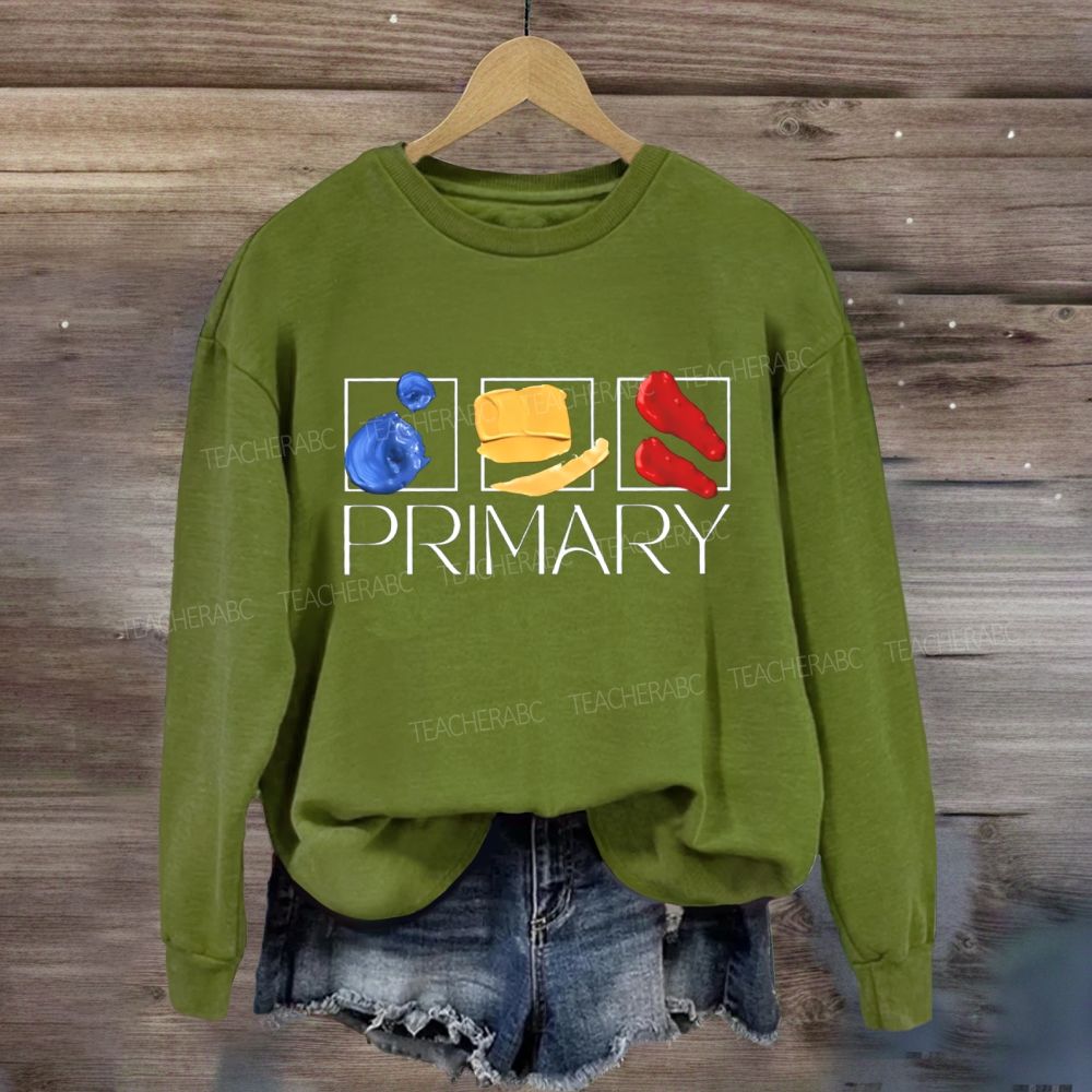 Primary Art Teacher Sweatshirt