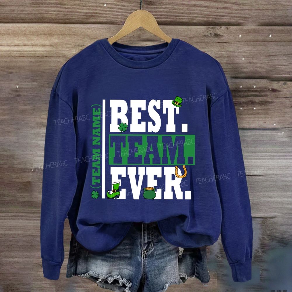 Personalized Team Name Saint Patrick'S Day Sweatshirt