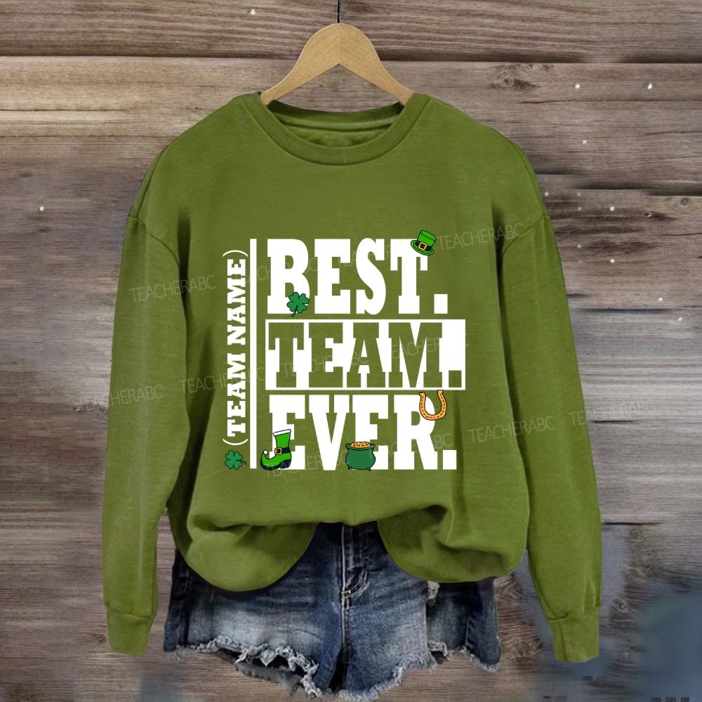 Personalized Team Name Saint Patrick'S Day Sweatshirt