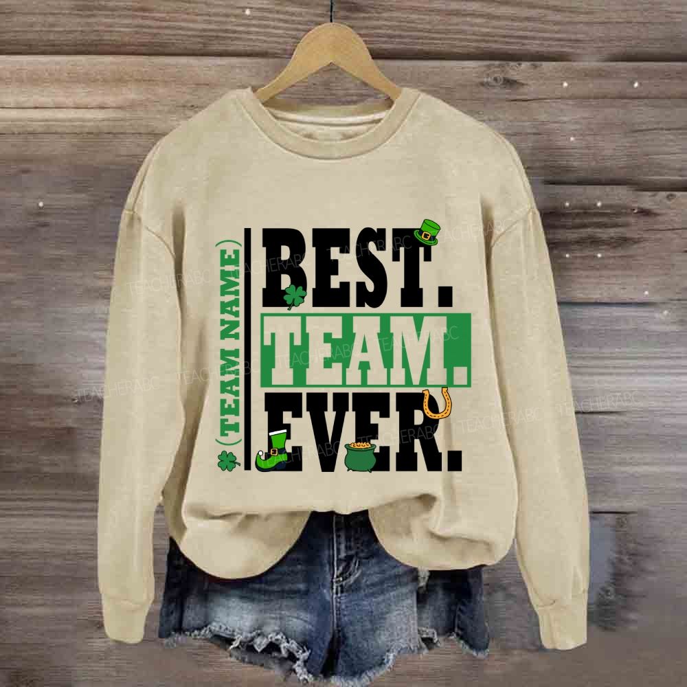 Personalized Team Name Saint Patrick'S Day Sweatshirt