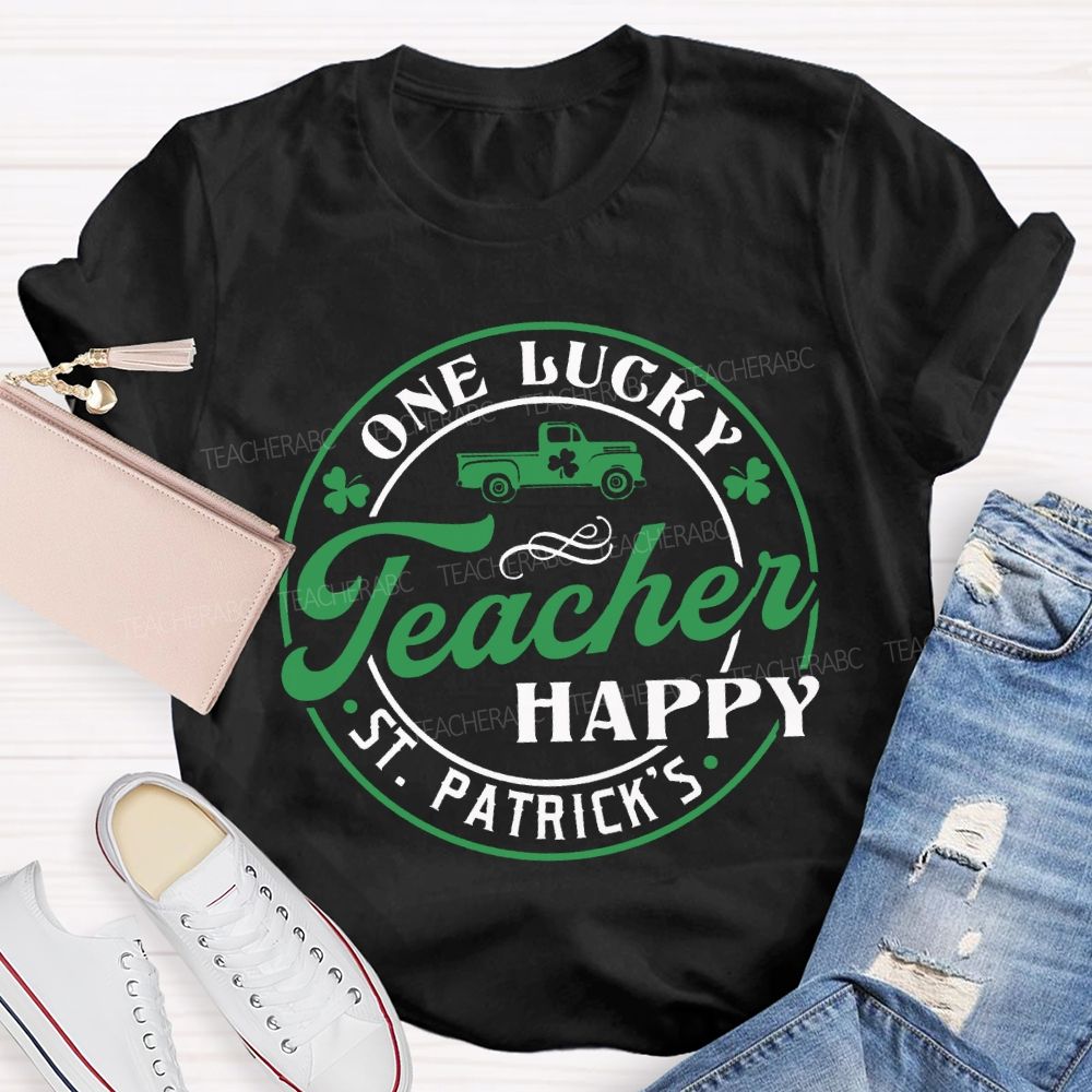 One Lucky Teacher Happy St. Patrick'S Teacher T-shirt