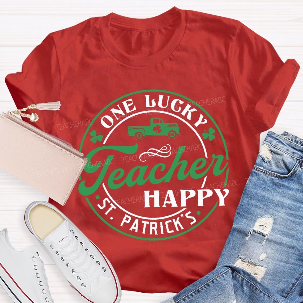 One Lucky Teacher Happy St. Patrick'S Teacher T-shirt