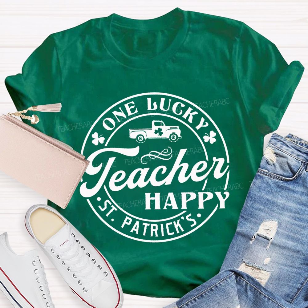 One Lucky Teacher Happy St. Patrick'S Teacher T-shirt