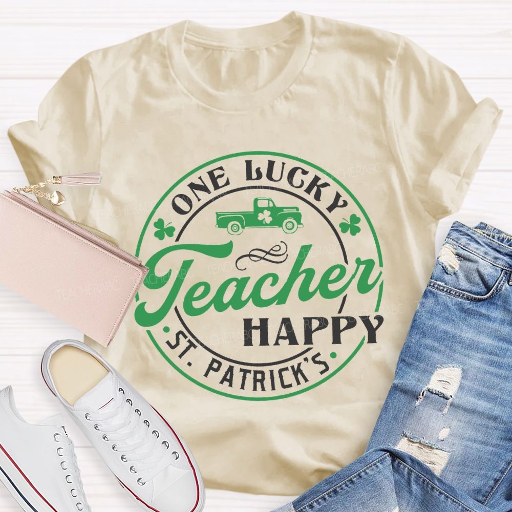 One Lucky Teacher Happy St. Patrick'S Teacher T-shirt