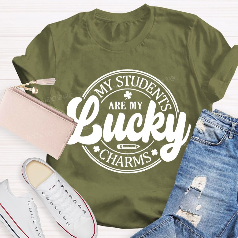 My Students Are My Lucky Charms Teacher T-shirt