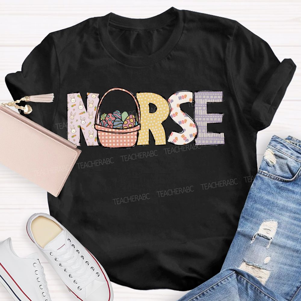 Easter Nurse Squad Bunny Nurse T-shirt