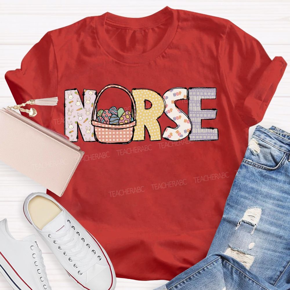 Easter Nurse Squad Bunny Nurse T-shirt