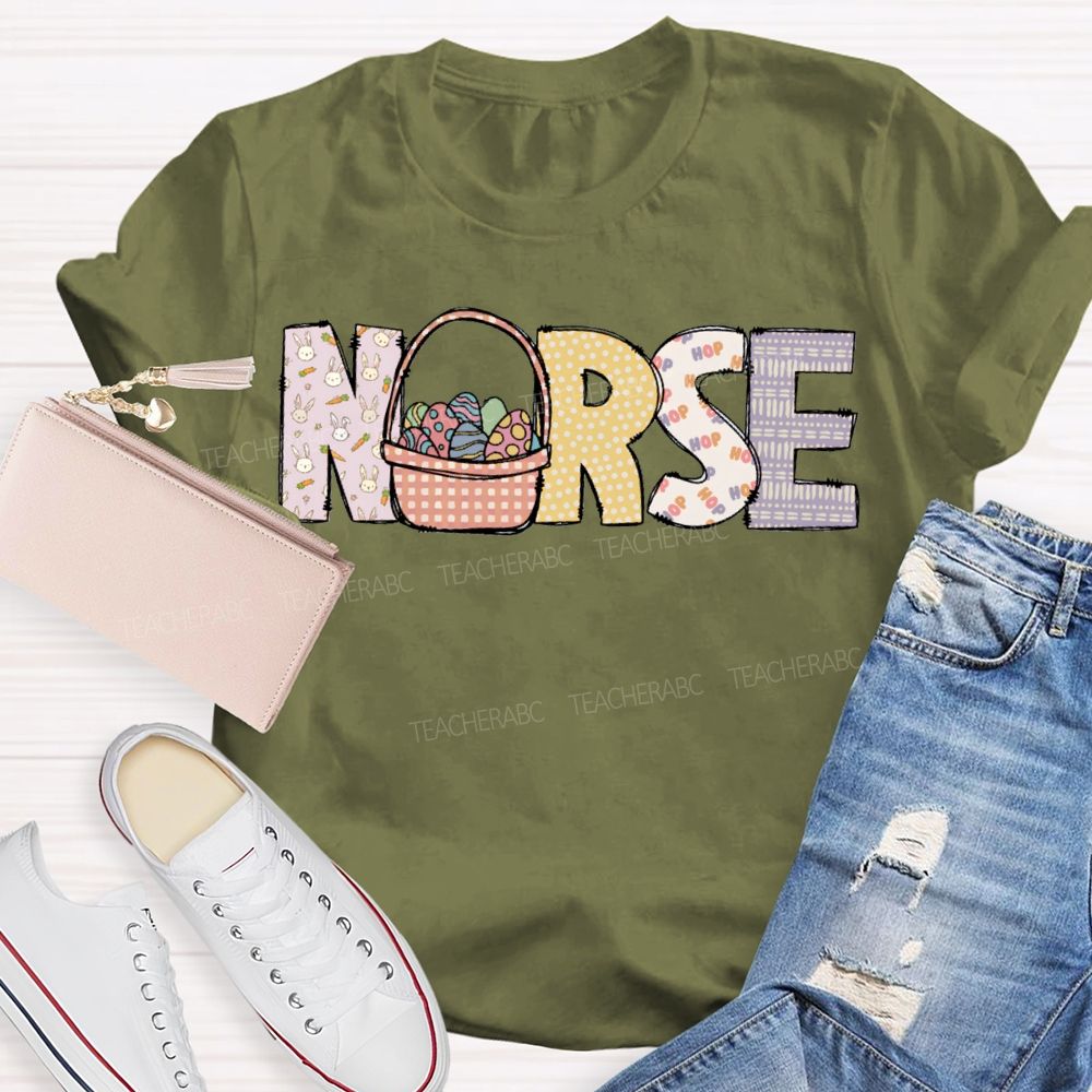 Easter Nurse Squad Bunny Nurse T-shirt