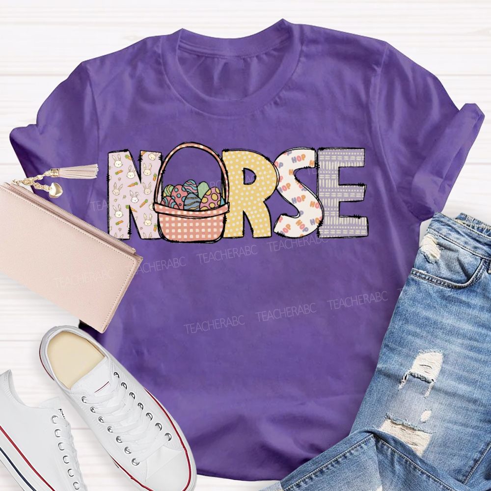 Easter Nurse Squad Bunny Nurse T-shirt