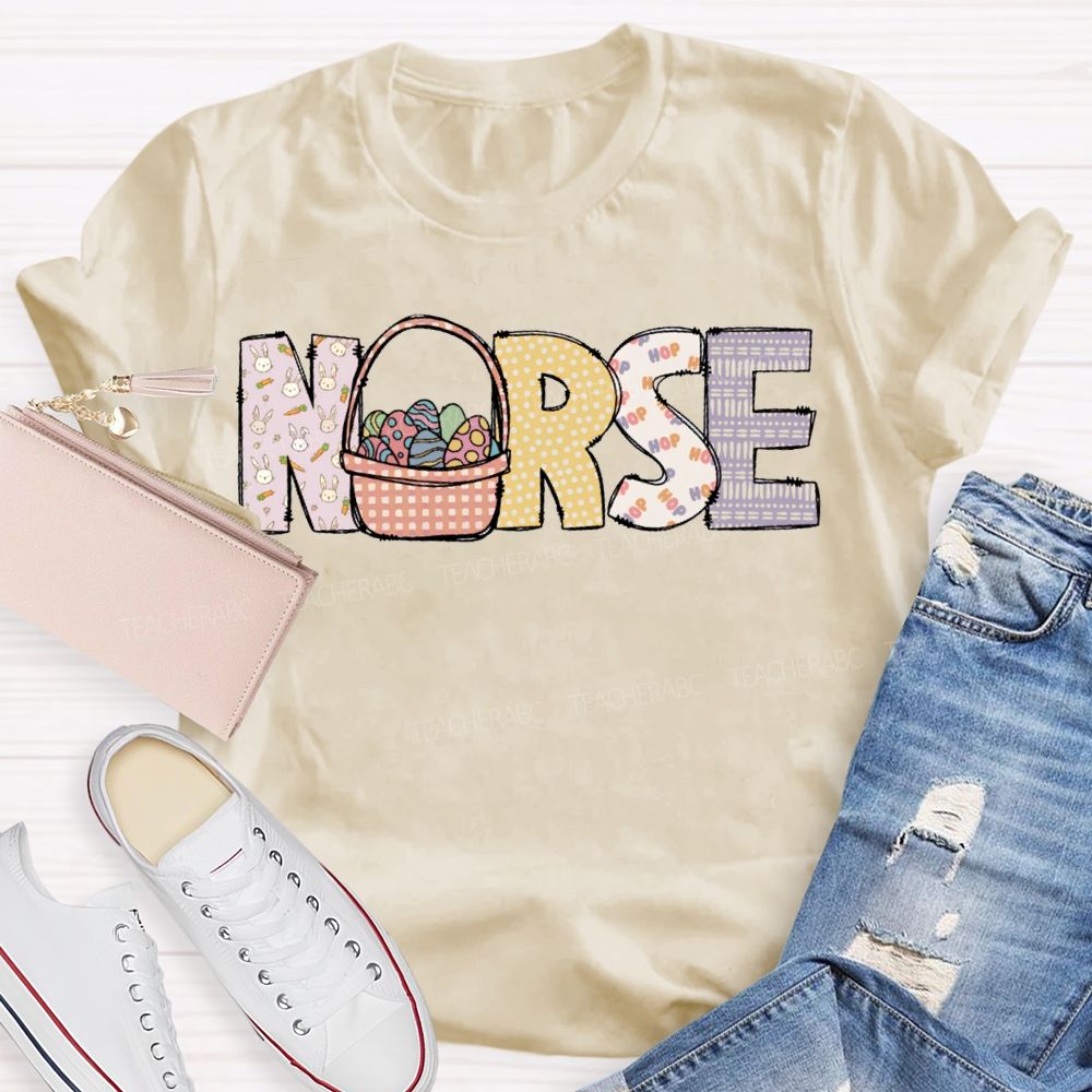 Easter Nurse Squad Bunny Nurse T-shirt