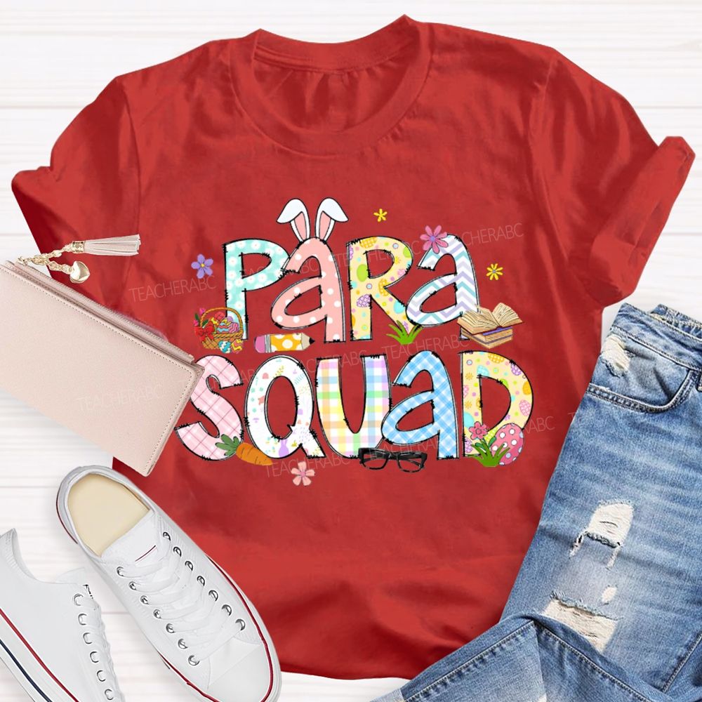 Para Squad Happy Easter Bunny Ears T-shirt
