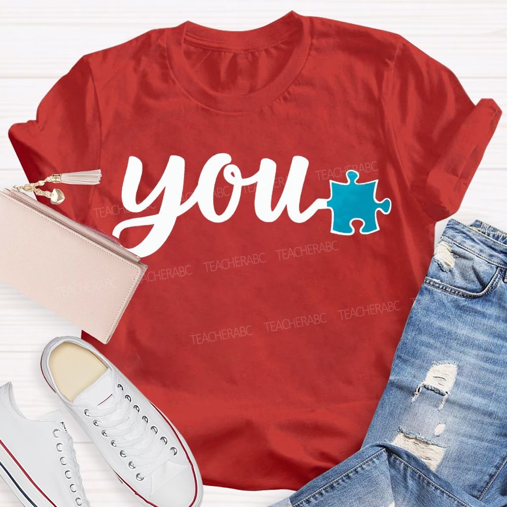 Special Education On Autism Awareness Teacher T-shirt