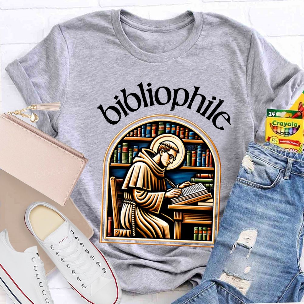 Bibliophile Book Lover Reading Bookish Teacher T-shirt