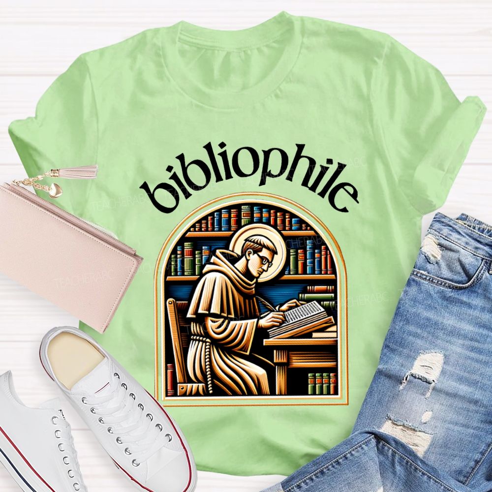 Bibliophile Book Lover Reading Bookish Teacher T-shirt