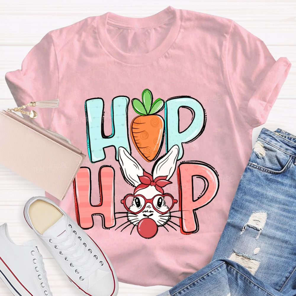 Hip Hop Rabbit Teacher T-shirt