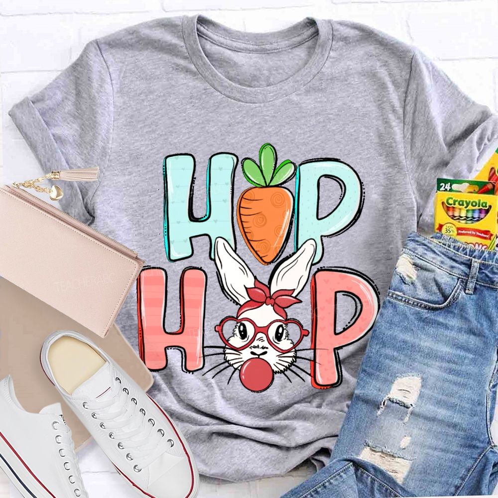 Hip Hop Rabbit Teacher T-shirt