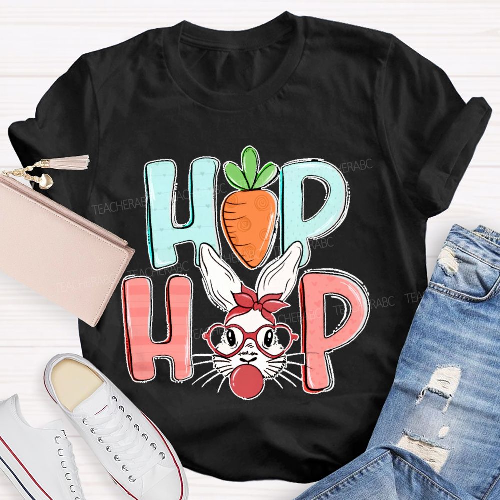 Hip Hop Rabbit Teacher T-shirt