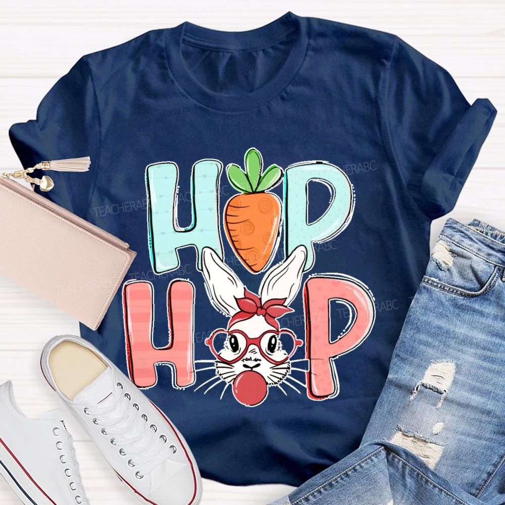 Hip Hop Rabbit Teacher T-shirt