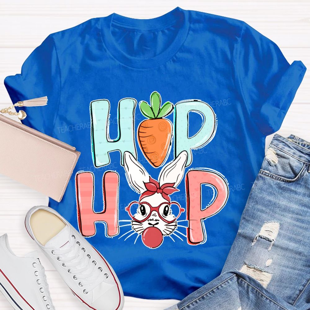 Hip Hop Rabbit Teacher T-shirt
