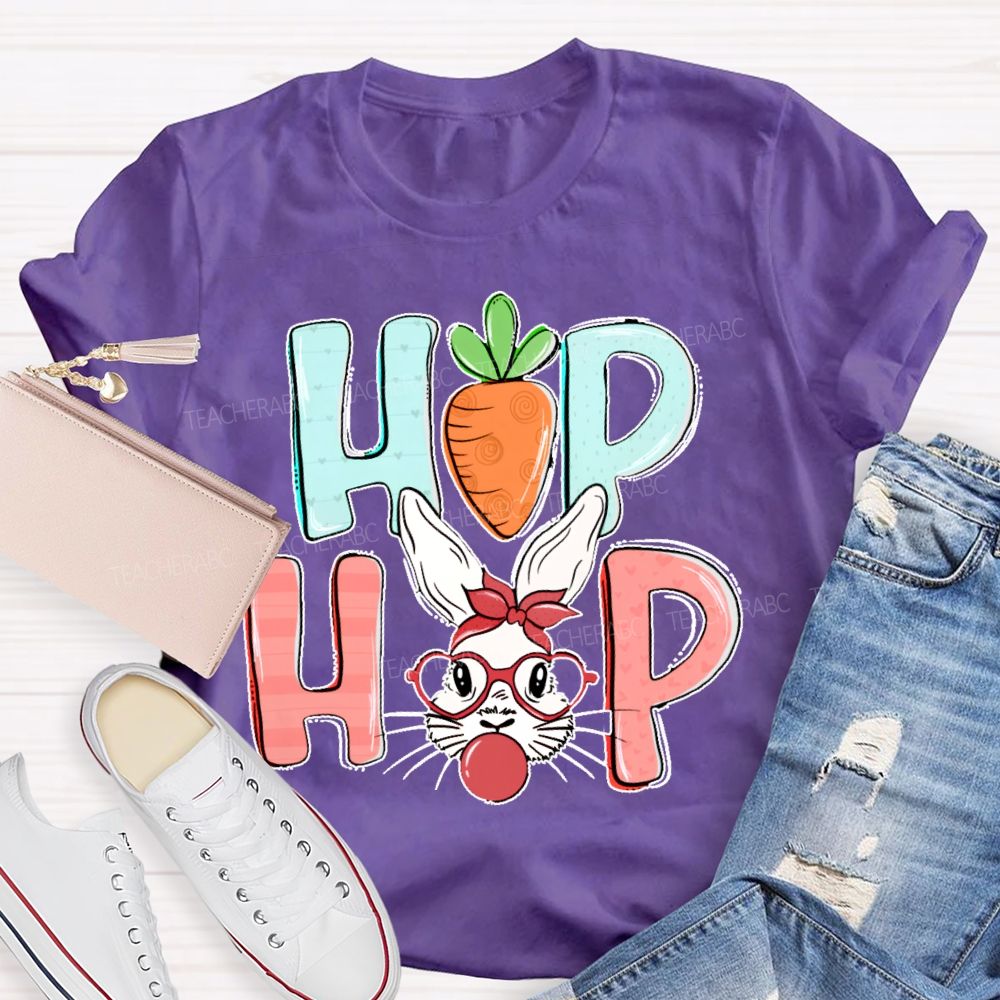 Hip Hop Rabbit Teacher T-shirt