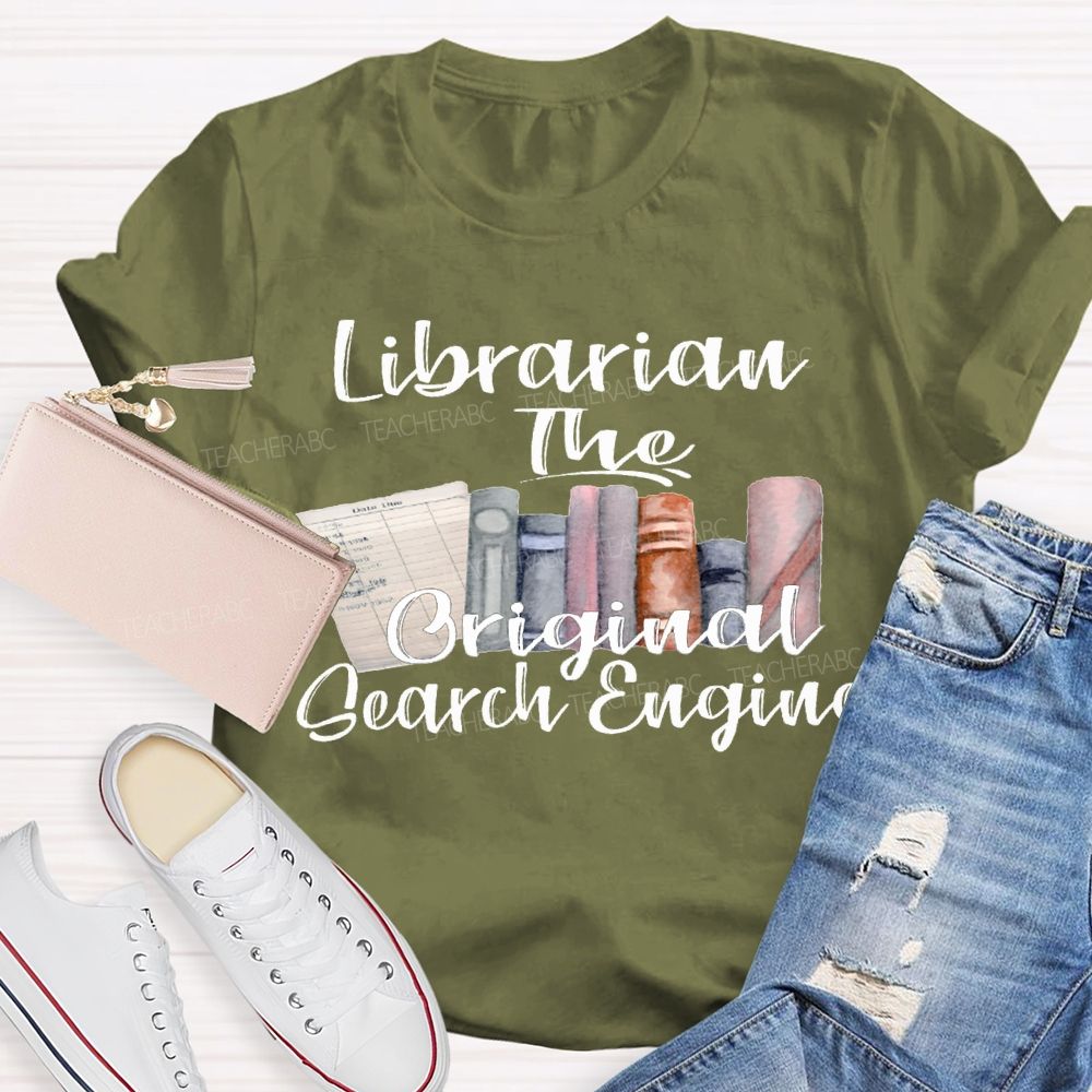 Librarian The Original Search Engine T-shirt