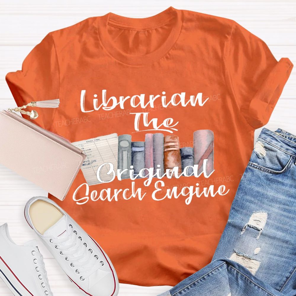Librarian The Original Search Engine T-shirt