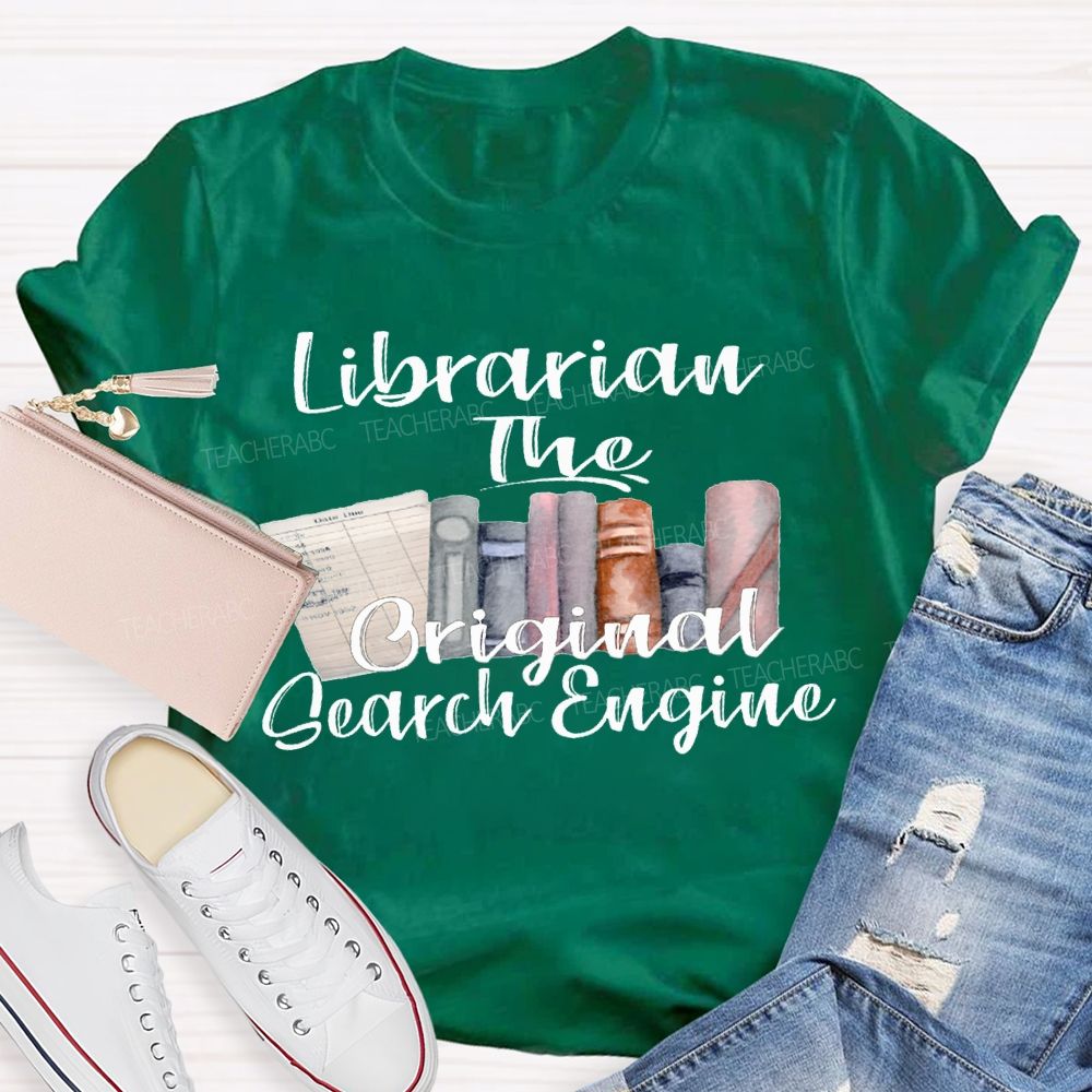 Librarian The Original Search Engine T-shirt