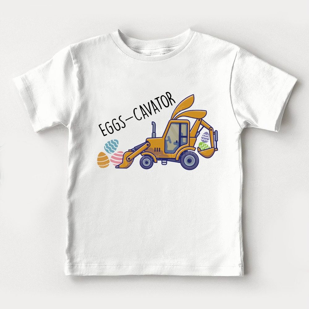 Eggs-Cavator Toddler T-shirts