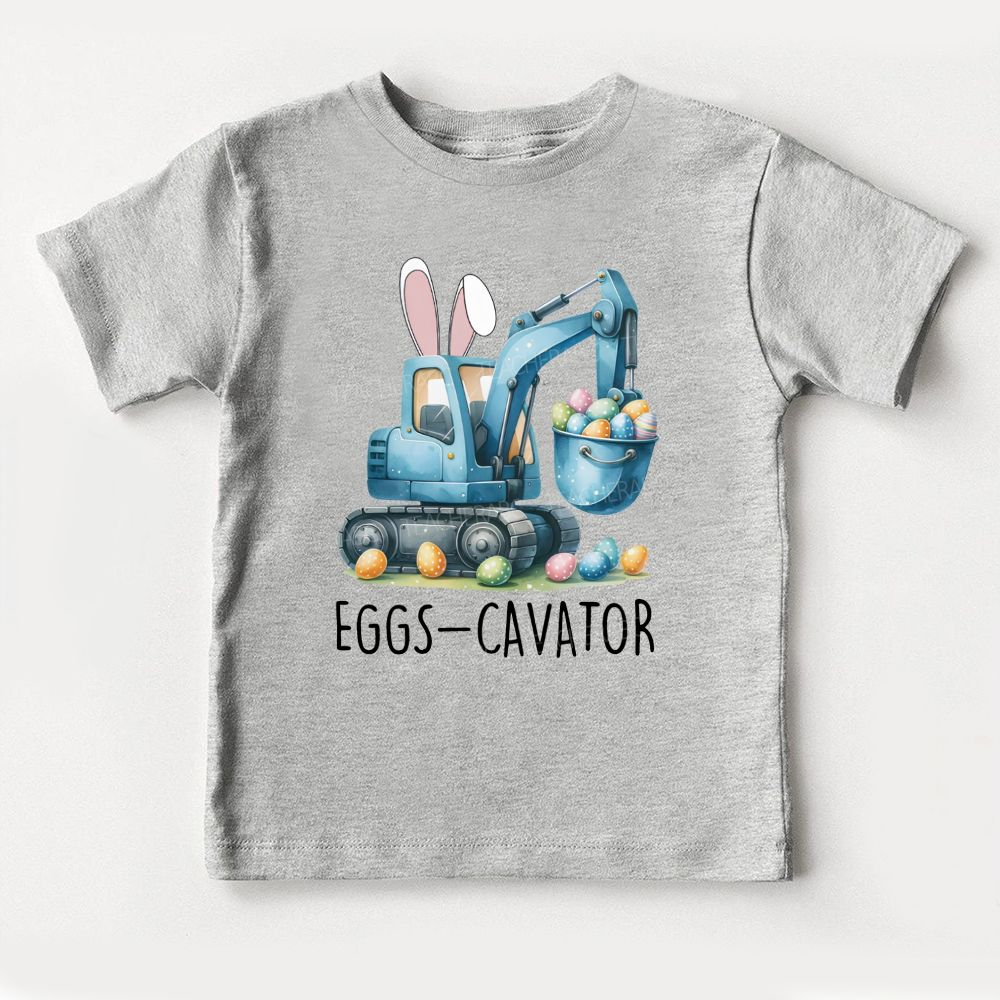 Eggs-Cavator Easter Egg Toddler T-shirts