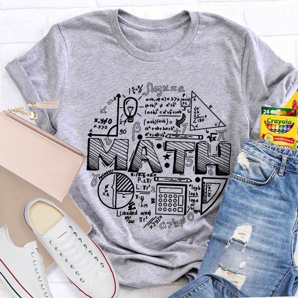 Difficult Mathematical Formulas Math Teacher T-shirt